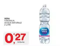 Vera - S. Rosalia Acqua Naturale Vera - S. Rosalia Acqua Naturale