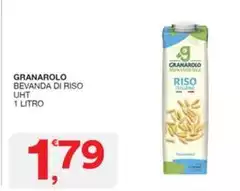 Granarolo - Bevanda Di Riso UHT Granarolo - Bevanda Di Riso UHT