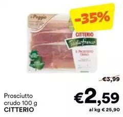 Citterio - Prosciutto Crudo Citterio - Prosciutto Crudo