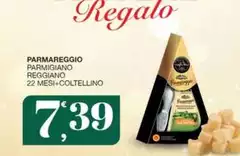Parmareggio - Parmigiano Reggiano 22 Mesi+Coltellino Parmareggio - Parmigiano Reggiano 22 Mesi+Coltellino