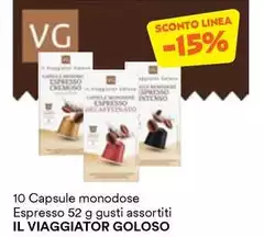 Il viaggiotor goloso - Capsule Monodose Espresso Il viaggiotor goloso - Capsule Monodose Espresso