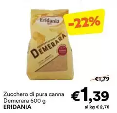 Eridania - Zucchero Di Pura Canna Demerara Eridania - Zucchero Di Pura Canna Demerara