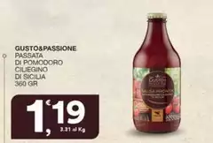 Gusto & passione - Passata Di Pomodoro Ciliegino Di Sicilia
