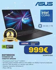 Asus - Notebook Vivobook V16 V3607VH-RP013W Asus - Notebook Vivobook V16 V3607VH-RP013W