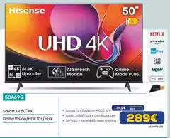 Hisense - 50A69Q Smart Tv 50" 4k Hisense - 50A69Q Smart Tv 50" 4k