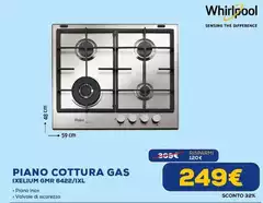 Whirlpool - Piano Cottura Gas