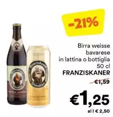 Franziskaner - Birra Weisse Bavarese In Lattina O Bottiglia Franziskaner - Birra Weisse Bavarese In Lattina O Bottiglia
