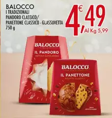 Balocco - I Tradizionali Pandoro Classico Balocco - I Tradizionali Pandoro Classico