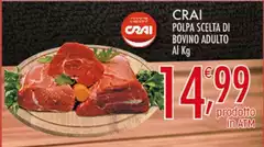 Crai - Polpa Scelta Di Bovino Adulto Crai - Polpa Scelta Di Bovino Adulto
