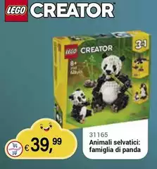 Lego - Animali Selvatici: Famiglia Di Panda Lego - Animali Selvatici: Famiglia Di Panda