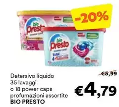 Bio Presto - Detersivo Liquido Bio Presto - Detersivo Liquido