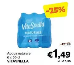 Vitasnella - Acqua Naturale Vitasnella - Acqua Naturale