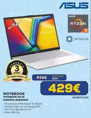 Asus - Notebook Vivobook Go 15 E1504FA-B024ZW Asus - Notebook Vivobook Go 15 E1504FA-B024ZW