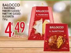 Balocco - I Tradizionali Pandoro Classico Balocco - I Tradizionali Pandoro Classico