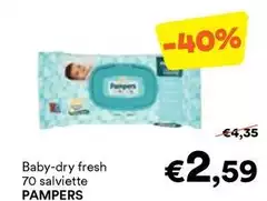 Pampers - Baby-Dry Fresh 70 Salviette Pampers - Baby-Dry Fresh 70 Salviette