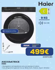Haier - Asciugatrice HD90 Haier - Asciugatrice HD90
