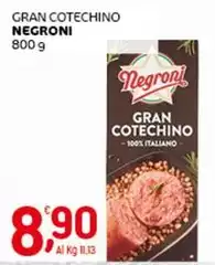 Negroni - Gran Cotechino Negroni - Gran Cotechino