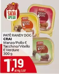 Crai - Patè Randy Dog Manzo Crai - Patè Randy Dog Manzo