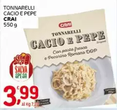 Crai - Tonnarelli Cacio E Pepe Crai - Tonnarelli Cacio E Pepe