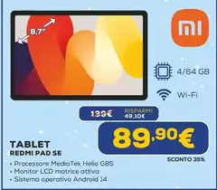 Xiaomi - Tablet Redmi Pad Se Xiaomi - Tablet Redmi Pad Se