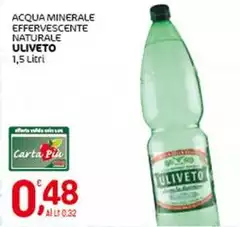 Uliveto - Acqua Minerale Effervescente Naturale Uliveto - Acqua Minerale Effervescente Naturale