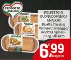 Amadori - Polpettone Buona Domenica Amadori - Polpettone Buona Domenica