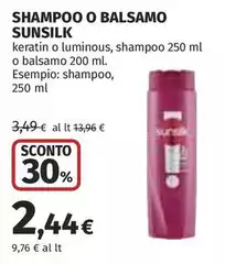 Sunsilk - Shampoo O Balsamo Sunsilk - Shampoo O Balsamo