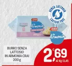 Crai - Burro Senza Lattosio In Armonia Crai - Burro Senza Lattosio In Armonia
