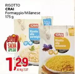 Crai - Risotto Formaggio Crai - Risotto Formaggio