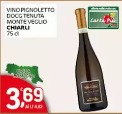 Chiarli - Vino Pignoletto DOCG Tenuta Monte Veglio Chiarli - Vino Pignoletto DOCG Tenuta Monte Veglio