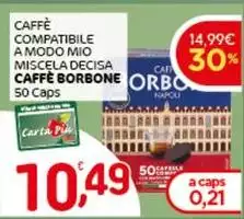 Caffe Borbone - Caffè Compatibile A Modo Mio Miscela Decisa Caffe Borbone - Caffè Compatibile A Modo Mio Miscela Decisa
