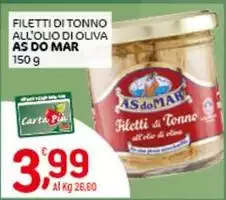 As Do Mar - Filetti Di Tonno All'Olio Di Oliva As Do Mar - Filetti Di Tonno All'Olio Di Oliva