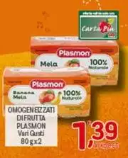 Plasmon - Omogeneizzati Difrutta Plasmon - Omogeneizzati Difrutta