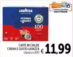 Lavazza - Caffè In Cialde Crema E Gusto Lavazza - Caffè In Cialde Crema E Gusto