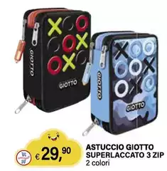 Giotto - Astuccio Superlaccato 3 Zip