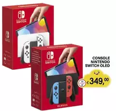Nintendo - Switch OLED Console Da Gioco Portatile 17,8 Cm (7") 64 GB Touch Screen Wi-Fi Nero, Blu, Rosso