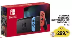 Nintendo - Switch Con Joy-Con Rosso Neon E Blu Neon