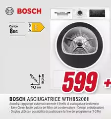 Bosch - Asciugatrice WTH85208II