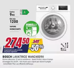 Bosch - Lavatrice WAN24009II Bosch - Lavatrice WAN24009II