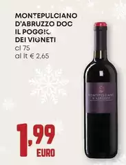 Vigneti a prua - Montepulciano D'Abruzzo DOC Il Poggi Vigneti a prua - Montepulciano D'Abruzzo DOC Il Poggi