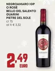 Guarini - Negroamaro IGP O Rosè Bello Del Salento Guarini - Negroamaro IGP O Rosè Bello Del Salento