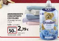 Coccolino - Ammorbidente Concentrato
