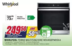 Whirlpool - Forno Multifunzione WOI4IS8PM0SXA
