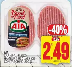 Aia - Carne/Al Fuoco Hamburger Classico Con Tacchino Aia - Carne/Al Fuoco Hamburger Classico Con Tacchino