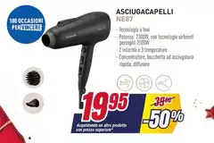 Panasonic - Asciugacapelli NE87 Panasonic - Asciugacapelli NE87