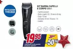Panasonic - Kit Barba Capelli E Corpo GB61 Panasonic - Kit Barba Capelli E Corpo GB61