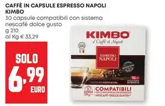 Kimbo - Caffè In Capsule Espresso Napoli Kimbo - Caffè In Capsule Espresso Napoli