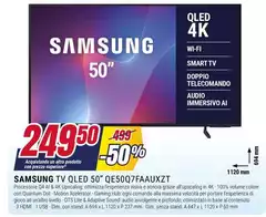 Samsung - Tv Qled 50" QE50Q7FAAUXZT Samsung - Tv Qled 50" QE50Q7FAAUXZT