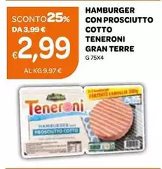 Teneroni - Hamburger Con Prosciutto Cotto Teneroni - Hamburger Con Prosciutto Cotto