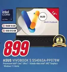 Asus - Vivobook S S5406SA-PP078W Asus - Vivobook S S5406SA-PP078W